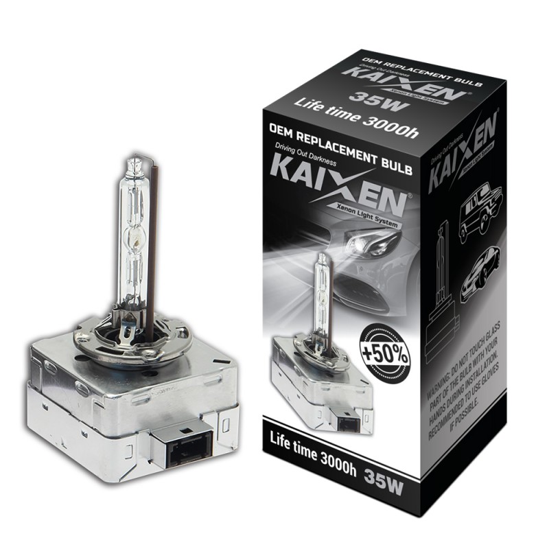 Ксеноновая лампа KAIXEN D3S (4500K-3800Lm!)